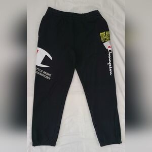 Black Champion Sweatpants Size Medium